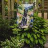 Norwegian Elkhound Spring Path Garden Flag Mailbox Flag Decorative Yard Flag Banner Outside Patio Artwork Yard Flower Beds, Garden Size, Multicolor