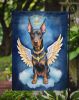 Doberman Pinscher My Angel Garden Flag Mailbox Flag Decorative Yard Flag Banner Outside Patio Artwork Yard Flower Beds, Garden Size, Multicolor