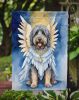 Bergamasco Sheepdog My Angel Garden Flag Mailbox Flag Decorative Yard Flag Banner Outside Patio Artwork Yard Flower Beds, Garden Size, Multicolor