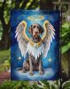 German Wirehaired Pointer My Angel Garden Flag Mailbox Flag Decorative Yard Flag Banner Outside Patio Artwork Yard Flower Beds, Garden Size