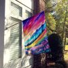 Phlox in Color House Flag Large Porch Sleeve Pole Decorative Outside Yard Banner Artwork Wall Hanging, Polyester, House Size, Multicolor