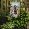 German Wirehaired Pointer Spring Path Garden Flag Mailbox Flag Decorative Yard Flag Banner Outside Patio Artwork Yard Flower Beds, Garden Size