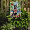 Manchester Terrier Luau Garden Flag Mailbox Flag Decorative Yard Flag Banner Outside Patio Artwork Yard Flower Beds, Garden Size, Multicolor