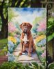 Dogue de Bordeaux Spring Path Garden Flag Mailbox Flag Decorative Yard Flag Banner Outside Patio Artwork Yard Flower Beds, Garden Size, Multicolor