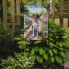 Pointer Spring Path Garden Flag Mailbox Flag Decorative Yard Flag Banner Outside Patio Artwork Yard Flower Beds, Garden Size, Multicolor