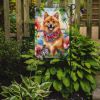Finnish Spitz Luau Garden Flag Mailbox Flag Decorative Yard Flag Banner Outside Patio Artwork Yard Flower Beds, Garden Size, Multicolor
