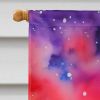 Gypsophila in Color House Flag Large Porch Sleeve Pole Decorative Outside Yard Banner Artwork Wall Hanging, Polyester, House Size, Multicolor