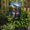 All American Border Terrier Garden Flag Mailbox Flag Decorative Yard Flag Banner Outside Patio Artwork Yard Flower Beds, Garden Size, Multicolor