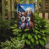 All American Alaskan Malamute Garden Flag Mailbox Flag Decorative Yard Flag Banner Outside Patio Artwork Yard Flower Beds, Garden Size, Multicolor