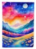 Periwinkles in Color Garden Flag Mailbox Flag Decorative Yard Flag Banner Outside Patio Artwork Yard Flower Beds, Garden Size, Multicolor