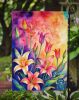 Lilies in Color Garden Flag Mailbox Flag Decorative Yard Flag Banner Outside Patio Artwork Yard Flower Beds, Garden Size, Multicolor