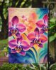 Orchids in Color Garden Flag Mailbox Flag Decorative Yard Flag Banner Outside Patio Artwork Yard Flower Beds, Garden Size, Multicolor