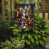 Bullmastiff and Santa Claus Garden Flag Mailbox Flag Decorative Yard Flag Banner Outside Patio Artwork Yard Flower Beds, Garden Size, Multicolor