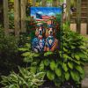 All American English Setter Garden Flag Mailbox Flag Decorative Yard Flag Banner Outside Patio Artwork Yard Flower Beds, Garden Size, Multicolor