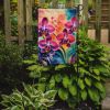 Orchids in Color Garden Flag Mailbox Flag Decorative Yard Flag Banner Outside Patio Artwork Yard Flower Beds, Garden Size, Multicolor