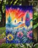 Eryngium in Color Garden Flag Mailbox Flag Decorative Yard Flag Banner Outside Patio Artwork Yard Flower Beds, Garden Size, Multicolor