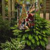Lancashire Heeler and Santa Claus Garden Flag Mailbox Flag Decorative Yard Flag Banner Outside Patio Artwork Yard Flower Beds, Garden Size, Multicolor