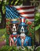 All American English Springer Spaniel Garden Flag Mailbox Flag Decorative Yard Flag Banner Outside Patio Artwork Yard Flower Beds, Garden Size