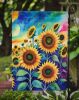 Sunflowers in Color Garden Flag Mailbox Flag Decorative Yard Flag Banner Outside Patio Artwork Yard Flower Beds, Garden Size, Multicolor