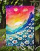 Daisies in Color Garden Flag Mailbox Flag Decorative Yard Flag Banner Outside Patio Artwork Yard Flower Beds, Garden Size, Multicolor