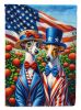 All American Italian Greyhound Garden Flag Mailbox Flag Decorative Yard Flag Banner Outside Patio Artwork Yard Flower Beds, Garden Size, Multicolor