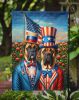 All American Bullmastiff Garden Flag Mailbox Flag Decorative Yard Flag Banner Outside Patio Artwork Yard Flower Beds, Garden Size, Multicolor