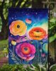 Ranunculus in Color Garden Flag Mailbox Flag Decorative Yard Flag Banner Outside Patio Artwork Yard Flower Beds, Garden Size, Multicolor
