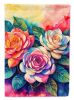 Gardenias in Color Garden Flag Mailbox Flag Decorative Yard Flag Banner Outside Patio Artwork Yard Flower Beds, Garden Size, Multicolor