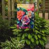 Gardenias in Color Garden Flag Mailbox Flag Decorative Yard Flag Banner Outside Patio Artwork Yard Flower Beds, Garden Size, Multicolor