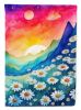 Daisies in Color Garden Flag Mailbox Flag Decorative Yard Flag Banner Outside Patio Artwork Yard Flower Beds, Garden Size, Multicolor