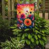 Dahlias in Color Garden Flag Mailbox Flag Decorative Yard Flag Banner Outside Patio Artwork Yard Flower Beds, Garden Size, Multicolor