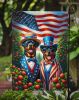 All American Rottweiler Garden Flag Mailbox Flag Decorative Yard Flag Banner Outside Patio Artwork Yard Flower Beds, Garden Size, Multicolor