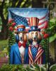 All American Afghan Hound Garden Flag Mailbox Flag Decorative Yard Flag Banner Outside Patio Artwork Yard Flower Beds, Garden Size, Multicolor