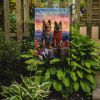 Belgian Tervuren Two Hearts Garden Flag Mailbox Flag Decorative Yard Flag Banner Outside Patio Artwork Yard Flower Beds, Garden Size, Multicolor