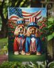 All American Cocker Spaniel Garden Flag Mailbox Flag Decorative Yard Flag Banner Outside Patio Artwork Yard Flower Beds, Garden Size, Multicolor