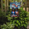 All American Gordon Setter Garden Flag Mailbox Flag Decorative Yard Flag Banner Outside Patio Artwork Yard Flower Beds, Garden Size, Multicolor