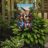 All American Basset Hound Garden Flag Mailbox Flag Decorative Yard Flag Banner Outside Patio Artwork Yard Flower Beds, Garden Size, Multicolor