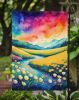 Buttercups in Color Garden Flag Mailbox Flag Decorative Yard Flag Banner Outside Patio Artwork Yard Flower Beds, Garden Size, Multicolor