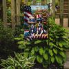 All American Rat Terrier Garden Flag Mailbox Flag Decorative Yard Flag Banner Outside Patio Artwork Yard Flower Beds, Garden Size, Multicolor