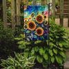 Sunflowers in Color Garden Flag Mailbox Flag Decorative Yard Flag Banner Outside Patio Artwork Yard Flower Beds, Garden Size, Multicolor