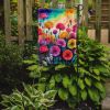 Carnations in Color Garden Flag Mailbox Flag Decorative Yard Flag Banner Outside Patio Artwork Yard Flower Beds, Garden Size, Multicolor
