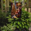 Golden Retriever and Santa Claus Garden Flag Mailbox Flag Decorative Yard Flag Banner Outside Patio Artwork Yard Flower Beds, Garden Size, Multicolor