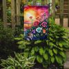 Lisianthus in Color Garden Flag Mailbox Flag Decorative Yard Flag Banner Outside Patio Artwork Yard Flower Beds, Garden Size, Multicolor