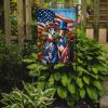 All American Italian Greyhound Garden Flag Mailbox Flag Decorative Yard Flag Banner Outside Patio Artwork Yard Flower Beds, Garden Size, Multicolor