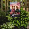 Chow Chow Two Hearts Garden Flag Mailbox Flag Decorative Yard Flag Banner Outside Patio Artwork Yard Flower Beds, Garden Size, Multicolor