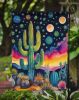 Queen of the Night Cactus in Color Garden Flag Mailbox Flag Decorative Yard Flag Banner Outside Patio Artwork Yard Flower Beds, Garden Size