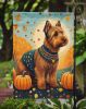 Welsh Terrier Fall Garden Flag Mailbox Flag Decorative Yard Flag Banner Outside Patio Artwork Yard Flower Beds, Garden Size, Multicolor