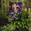 Jester Mardi Gras Garden Flag Mailbox Flag Decorative Yard Flag Banner Outside Patio Artwork Yard Flower Beds, Garden Size, Multicolor