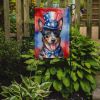 Australian Cattle Dog Patriotic American Garden Flag Mailbox Flag Decorative Yard Flag Banner Outside Patio Artwork Yard Flower Beds, Garden Size