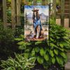 Afghan Hound Cowboy Welcome Garden Flag Mailbox Flag Decorative Yard Flag Banner Outside Patio Artwork Yard Flower Beds, Garden Size, Multicolor